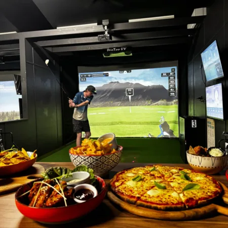 The Mad Mexican food served at Batemans Bay Indoor Golf Bar & Lounge.