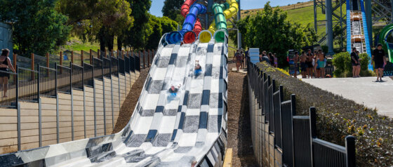 Funfields Theme Park Waterslide