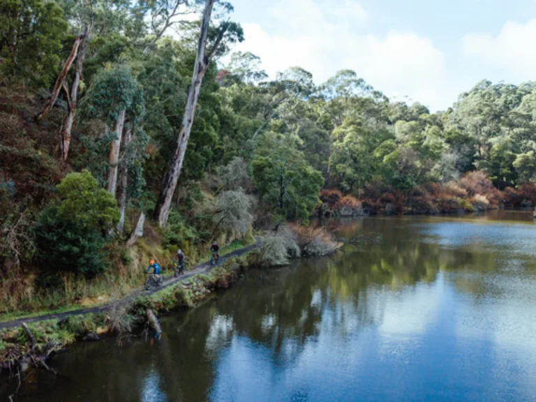 Bike Riding around Jubilee Lake