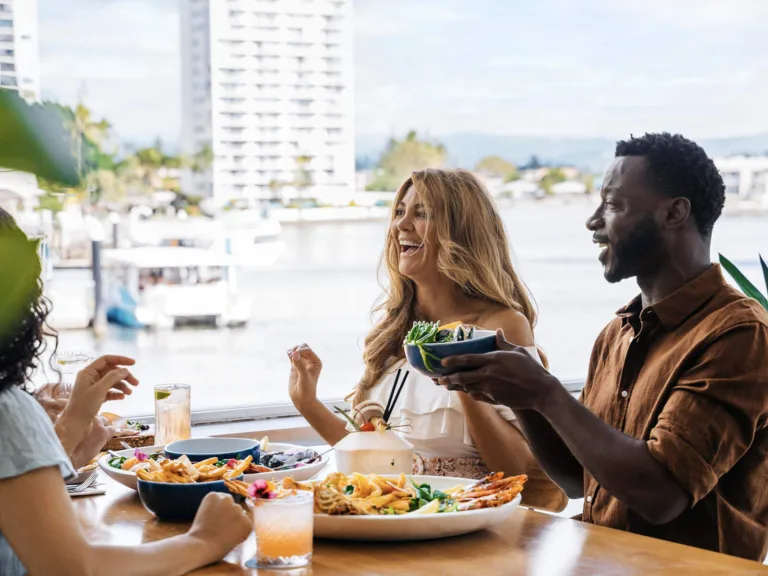 Dining at Surfers Pavilion