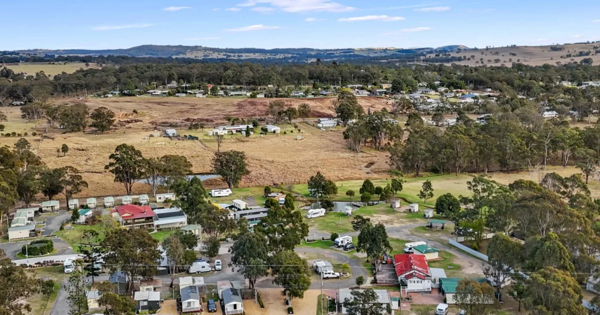 Aerial drone view of Crows Nest