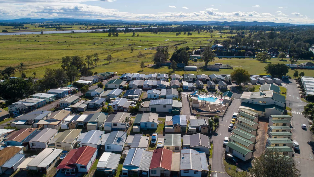 Heatherbrae Holiday Village from above