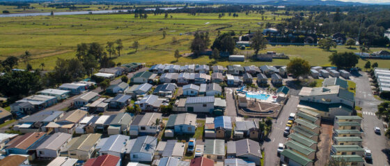 Heatherbrae Holiday Village from above