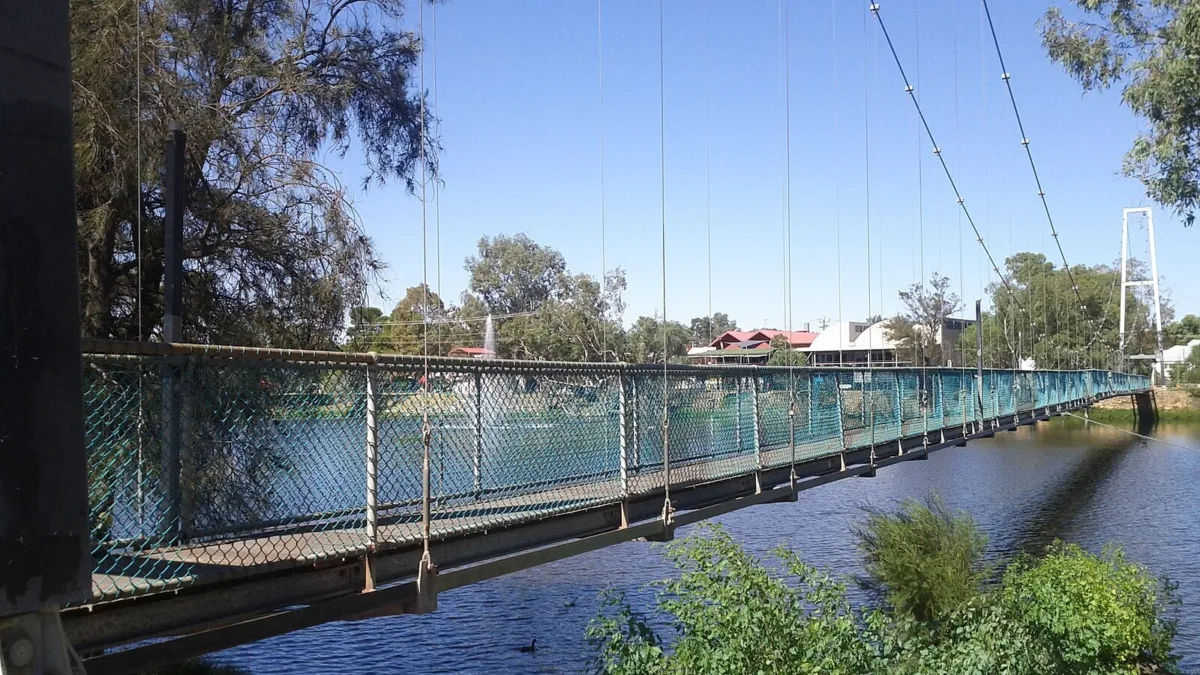 Avon River Buspension Bridge Northam