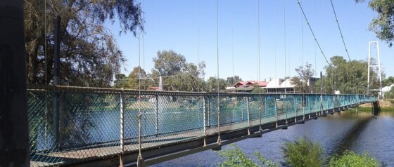 Avon River Buspension Bridge Northam