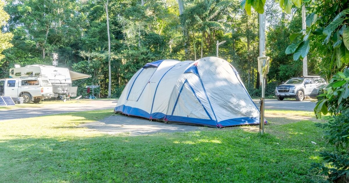 Unpowered Caravan Site | Landsborough Holiday Park | Sunshine Coast Camping