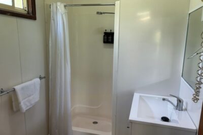 bathroom of Economy 1 Bedroom Cabin Pet Friendly