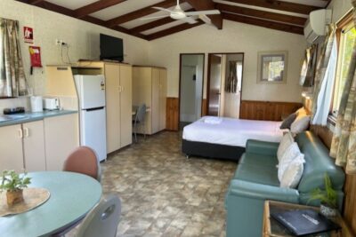 internal area of Economy 1 Bedroom Cabin Pet Friendly