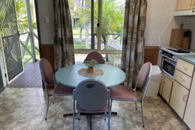 dining area of Economy 1 Bedroom Cabin Pet Friendly