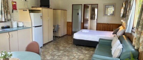 internal area of Economy 1 Bedroom Cabin Pet Friendly