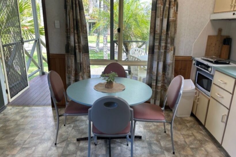 dining area of Economy 1 Bedroom Cabin Pet Friendly