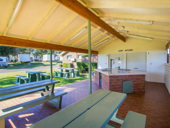 Toowoomba Caravan Park Camp Kitchen